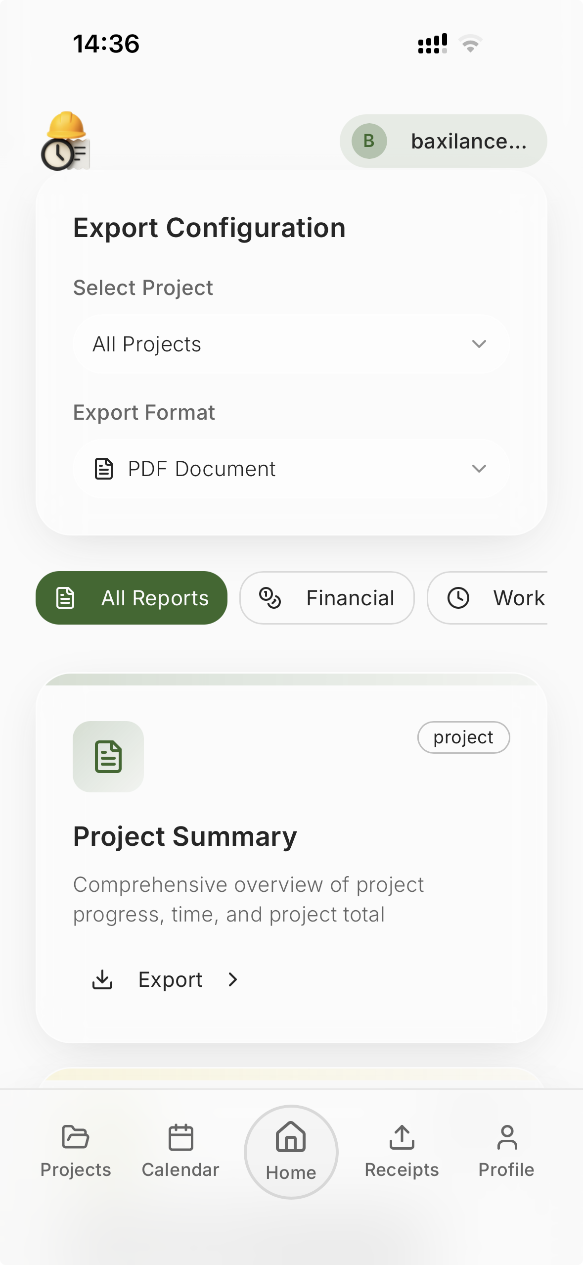 Projekt-Finanzübersicht