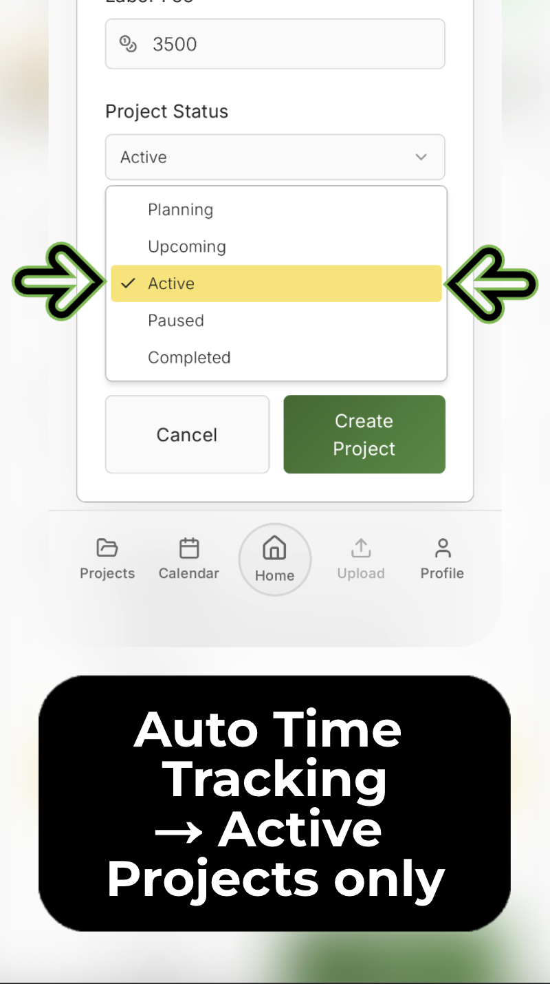 Projekt erstellen Bildschirm 3